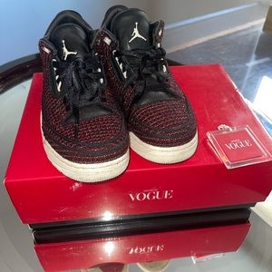 Women's Air Jordan 3 AWOK ' University Red & Sail & Black'.